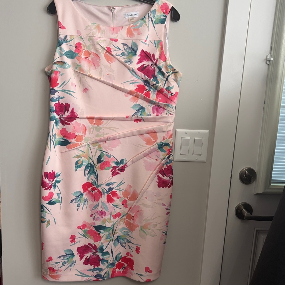 Calvin Klein Floral Midi Dress